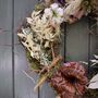 Dried Forest Wreath With Mushrooms And Moss, thumbnail 2 of 6