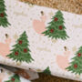 Personalised Ballerina Christmas Tree Wrapping Paper, thumbnail 2 of 2
