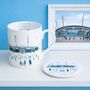 City Of Manchester Stadium Football Mug, thumbnail 1 of 5