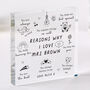 Personalised Teacher Gift Acrylic Plaque, thumbnail 1 of 4