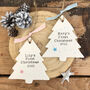 Personalised Baby's First Christmas Tree Ornament, thumbnail 2 of 6