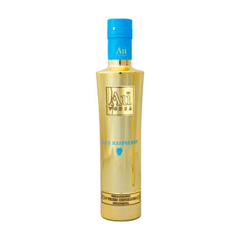 Birthday Vodka Gift Hamper – Au Blue Raspberry With Chocolate And Snacks, 2 of 2