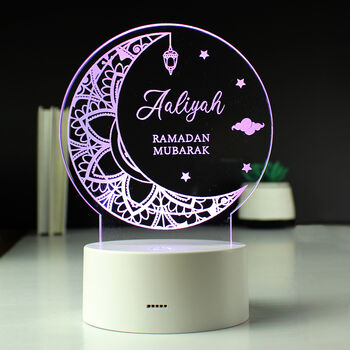 Personalised Eid And Ramadan LED Light, 8 of 12