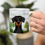 Foggy Forest Dog Mug Gift For Dog Lover Personalised, thumbnail 9 of 10