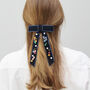 Velvet Jewelled Hair Bows, thumbnail 2 of 10