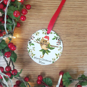 Dormouse Christmas Decoration, 2 of 7