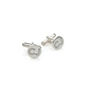 Personalised Sterling Silver Facett Initial Cufflinks, thumbnail 2 of 4