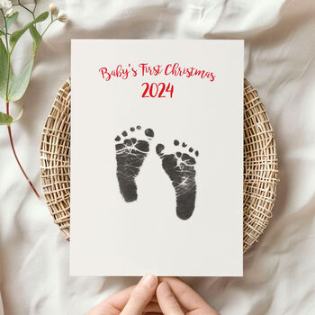 Baby's First Christmas Inkless Print Kit 2025, 3 of 6