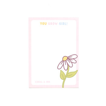 Cute Daisy Positive A6 Memo Note Pad, 2 of 3