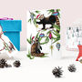 'Festive Fiesta' Red Panda A6 Christmas Card, thumbnail 1 of 2