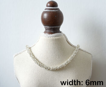 Chunky Byzantine Chain Necklace In Solid Sterling Silver 20 Inches Long, 3 of 5