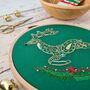 Christmas Reindeer Embroidery Kit, thumbnail 2 of 4