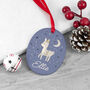 Personalised Oval Christmas Decoration, thumbnail 5 of 12