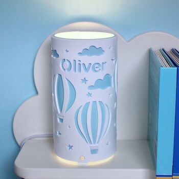 Personalised Hot Air Balloon LED Night Light, 2 of 12