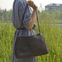 Hand Weaving Vegan Leather Shoulder Bag, thumbnail 5 of 12
