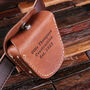 Personalised Engraved Leather Tool Belt Pouch, thumbnail 2 of 5