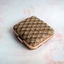 Guzarish Brown Velvet Square Embroidered Clutch, thumbnail 4 of 5