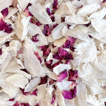 Ivory And Red Rose Wedding Confetti | Biodegradable, 2 of 3