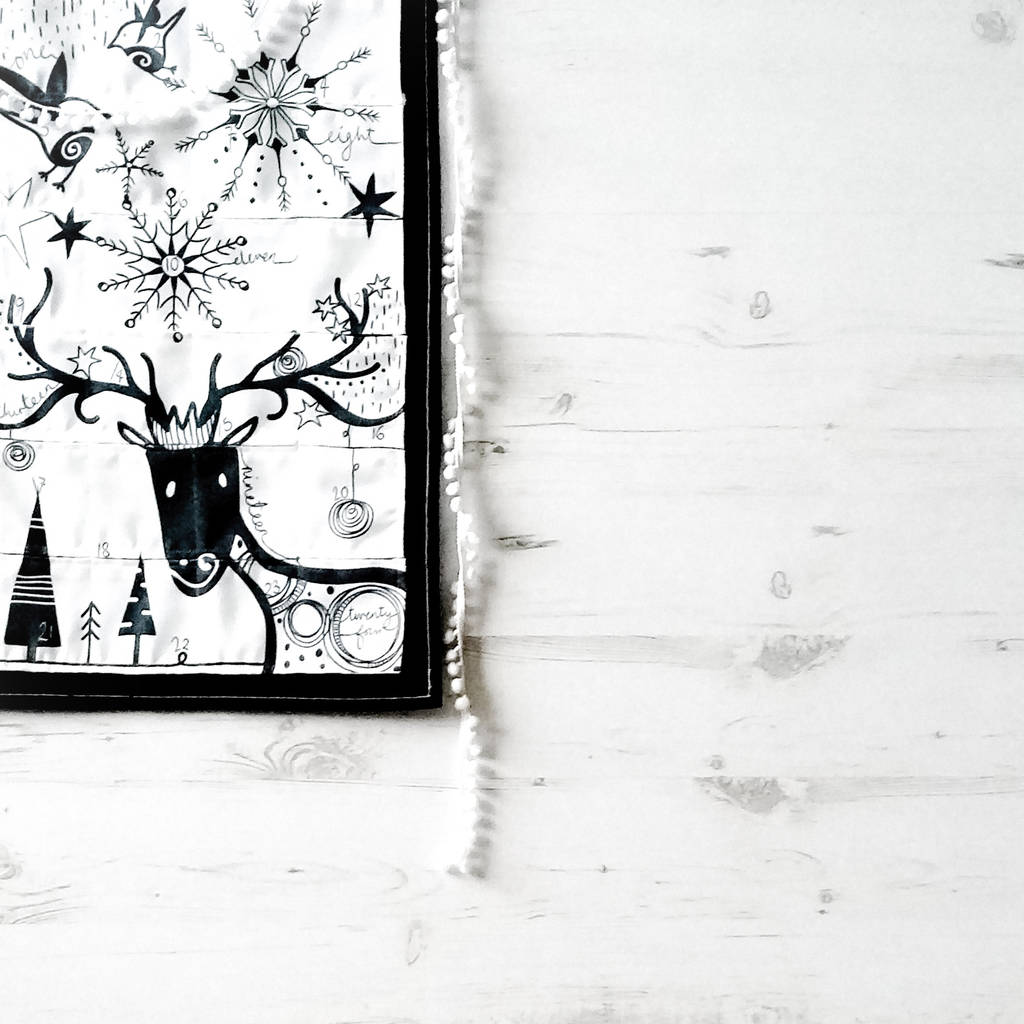 Magical Deer Fabric Advent Calendar By While and Wonder