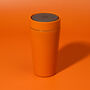 Circular And Co Travel Mug Made From Recycled Stainless Steel 12oz Sunrise Orange, thumbnail 1 of 8
