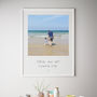 Your Childs Handwritten Message Fathers Day Print, thumbnail 2 of 3