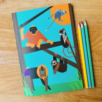 Monkeys A5 Notebook, 2 of 6