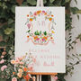 Wedding Welcome Sign With Crest, thumbnail 2 of 9