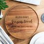 Personalised Grazing Board Acacia Wood, thumbnail 1 of 5