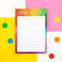 Keep Going Motivational Notepad, thumbnail 1 of 4