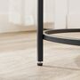 Black Round Side Table Small Coffee Table End Table, thumbnail 7 of 8