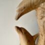 1m Tall Huge Hand Carved Wooden Mother And Baby Dolphin Ornament, thumbnail 7 of 12