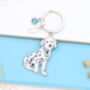 Dalmatian Personalised Keyring Dog Owner Gift, thumbnail 4 of 8