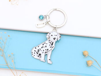 Dalmatian Personalised Keyring Dog Owner Gift, 4 of 8
