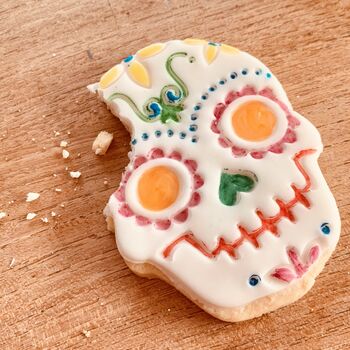 Day Of The Dead Colouring In Halloween Biscuit Set, 7 of 12