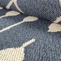 Navy And White Berber Rug The Anna, thumbnail 2 of 5