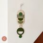 Small Green Tones Modern Style Wall Hanging, thumbnail 2 of 7