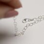 Sterling Silver Hearts Anklet, thumbnail 1 of 8