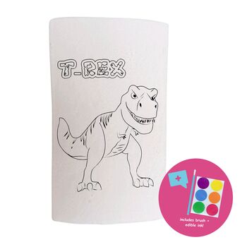 Colour Me In Marshmallow Kit Personalised Gift Dinosaur, 2 of 8