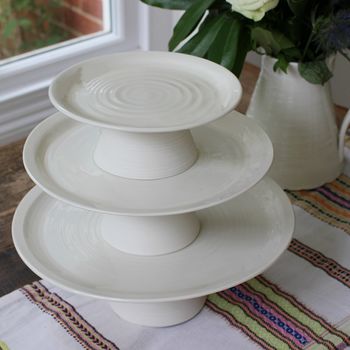 Handmade Porcelain Cake Stand, 9 of 10