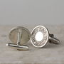 Personalised Silver Roman Numerals Cufflinks, thumbnail 4 of 6
