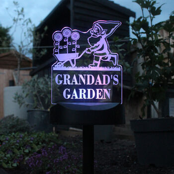 Personalised Gnome Garden Sign, 3 of 8