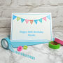 'Bunting' Personalised Birthday Or Mothers Day Card, thumbnail 1 of 4