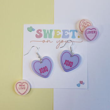 Love Heart Sweet Earrings, 9 of 11
