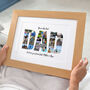 Personalised Photos Inside Dad Word Art, thumbnail 3 of 11