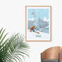 Zermatt Ski Resort Switzerland Travel Poster Art Print, thumbnail 4 of 8