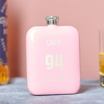 Personalised Football Shirt Hip Flask, 7 of 9