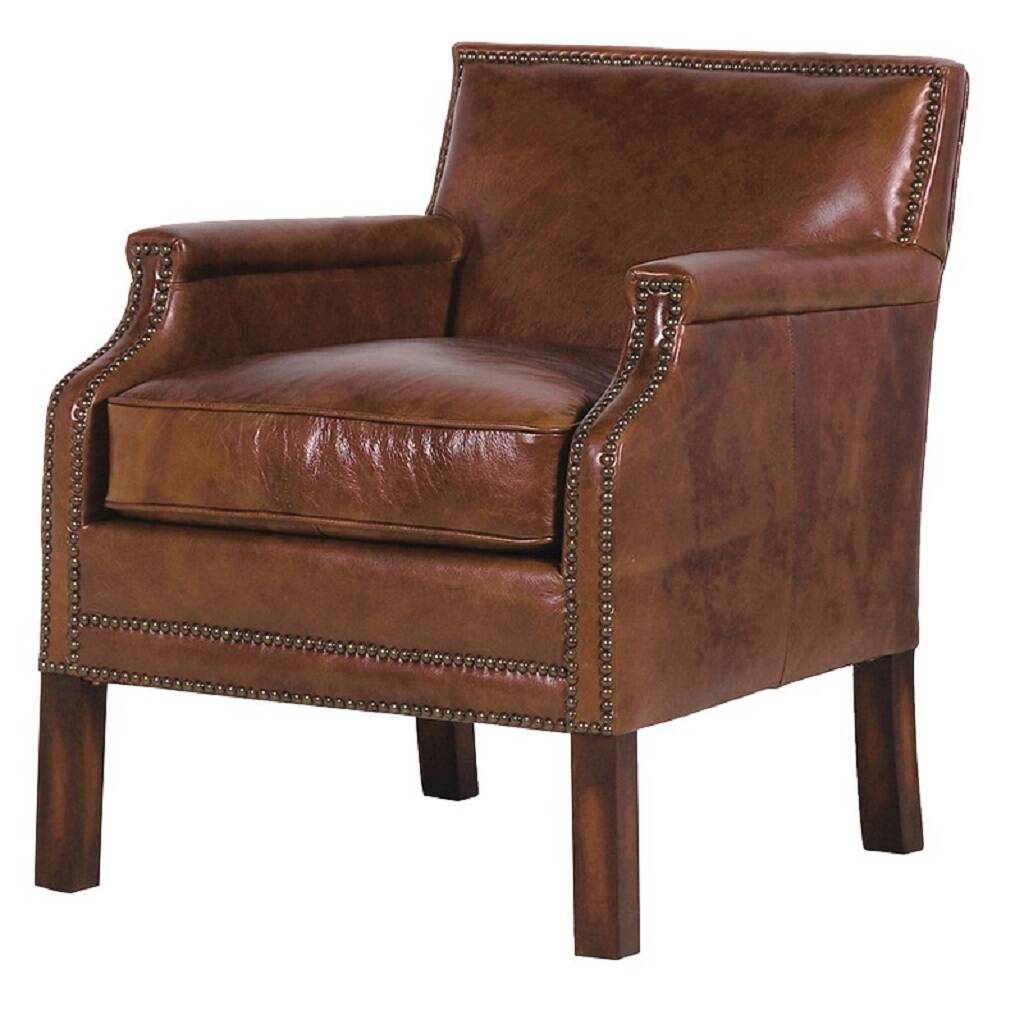Montaigne Leather Club Chair