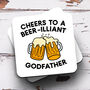Personalised Mug 'Cheers To A Beerilliant Godfather', thumbnail 3 of 3