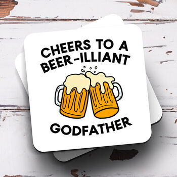Personalised Mug 'Cheers To A Beerilliant Godfather', 3 of 3