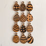 Easter Wooden Wine Glass Charms Set, thumbnail 3 of 7